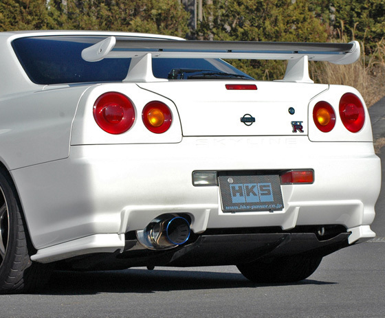 【HKS】Super Turbo Muffler スカイラインGT-R GF-BNR34 RB26DETT(条件付き送料無料)拍卖