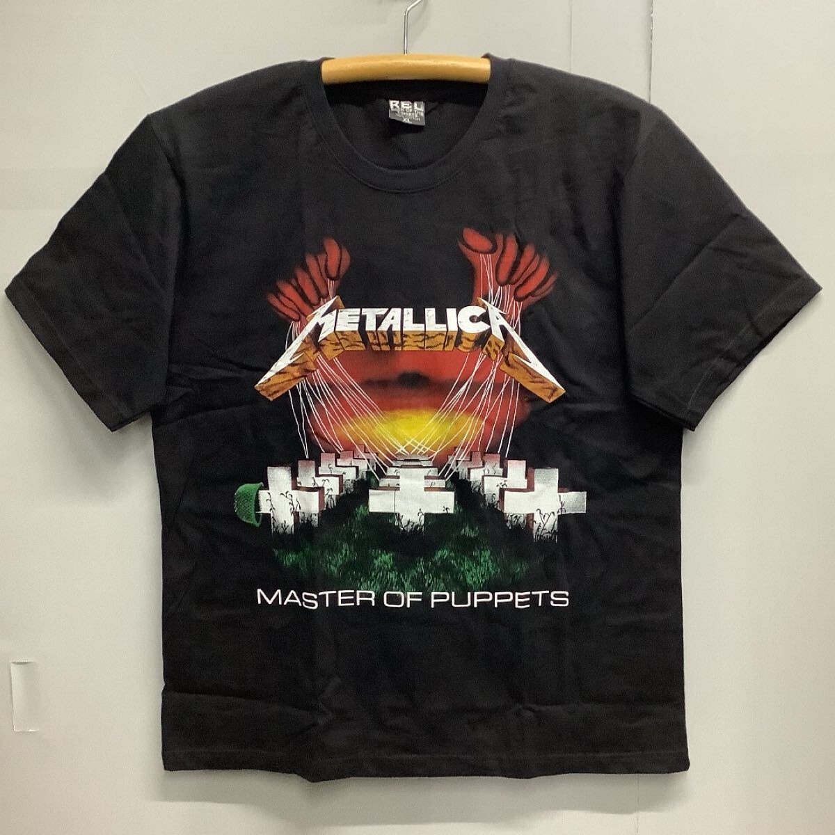 SR8C1 メタリカ バンドTシャツ XLサイズ  METALLICA 半袖 Tシャツ ブラック 拍卖