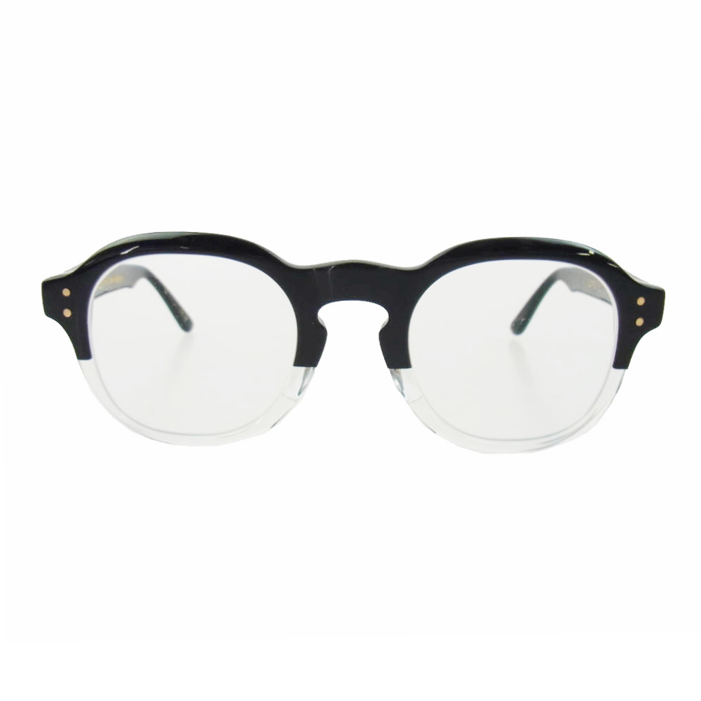 オリバーゴールドスミス OLIVER GOLDSMITH 47023-145 ELSTREE エルストリー Black Float MADE IN JAPAN 度付き 眼鏡 メガネ 【中古】拍卖