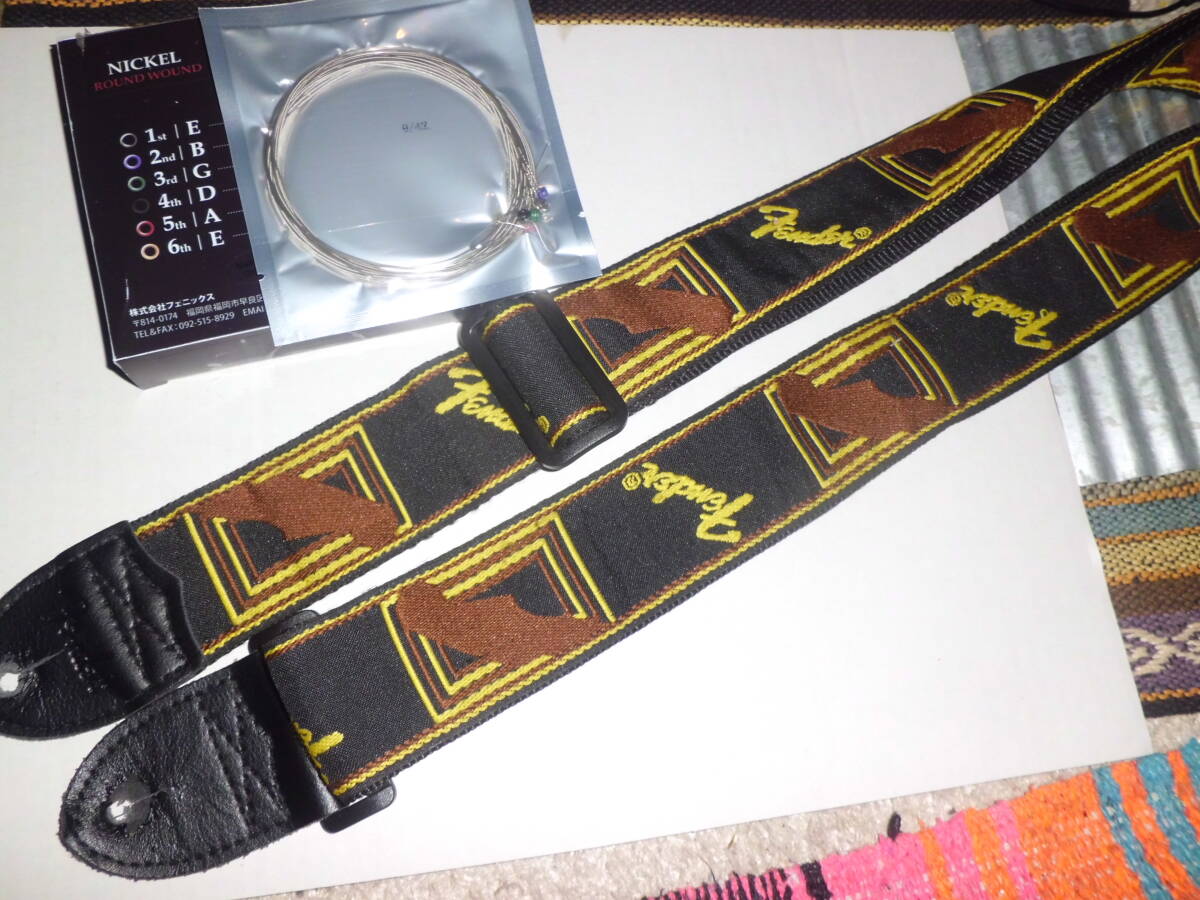 音楽用品 エレキギター 弦 フェンダーストラップ拍卖