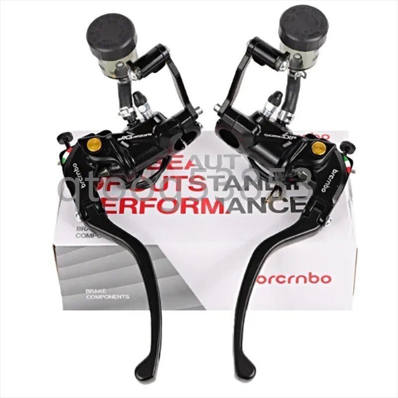 鍛造高級ブレーキレバー&クラッチレバーセット 在庫限り!22φハンドル用 19φシリンダー拍卖