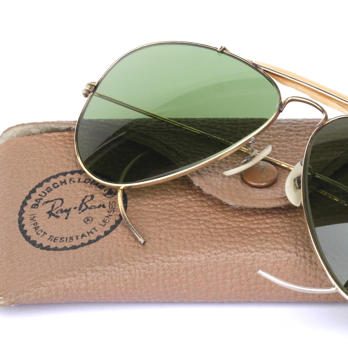 (51803)MADE IN USA B&LボシュロムRay-Banレイバン アウトドアーズマン58mm (RAYBANサングラスG-15砂打なしヴィンテージ80s 70s 60sなわて)拍卖