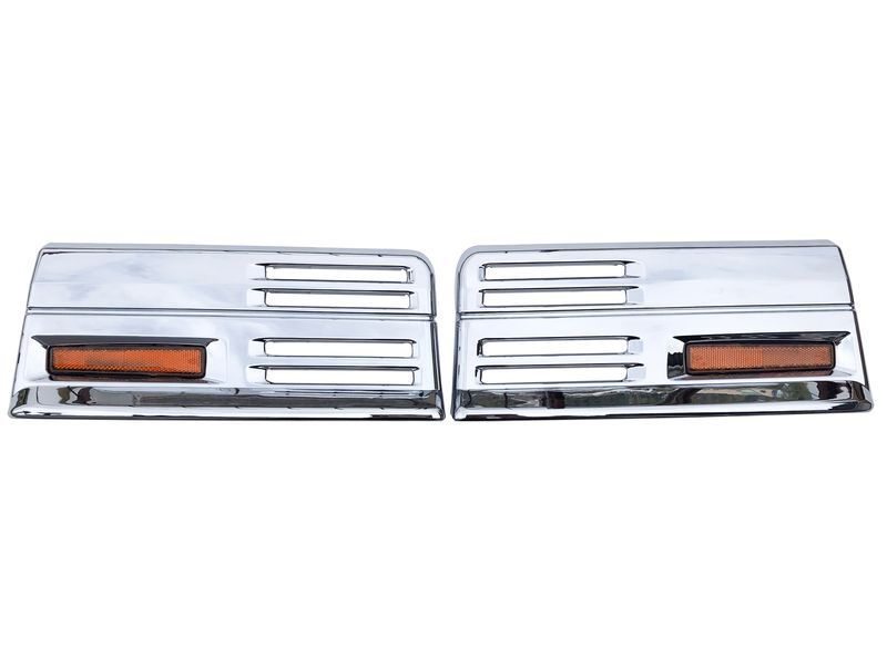 三菱 ふそう NEWスーパーグレート メッキ ステップカバー ロア ダブルタイプ 左右セット JP-STP-SUPER-H拍卖