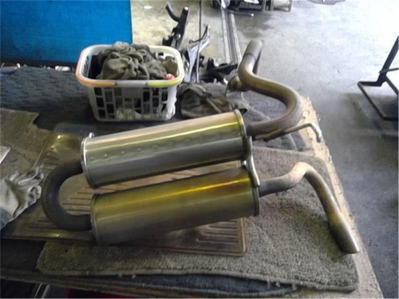 ホンダ 純正 バモスホビオ 《 HJ1 》 リアマフラー P70500-22003319 拍卖