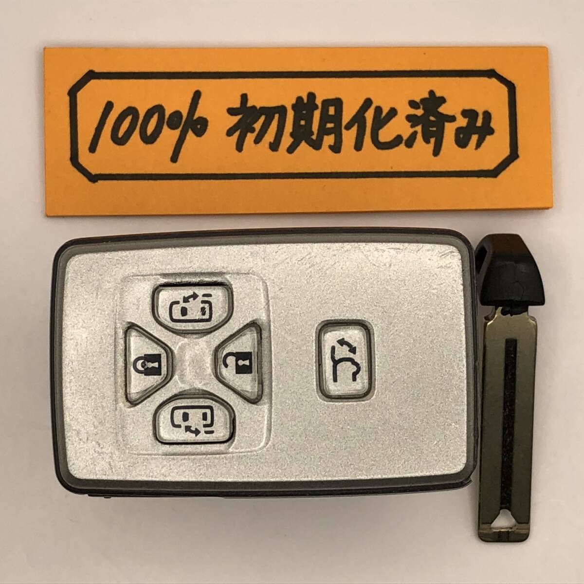 EF502 初期化済 トヨタ スマートキー エスティマ 50 アルファード ヴェルファイア 20 5ボタン 271451-0751 登録可能 埼玉県深谷市 拍卖