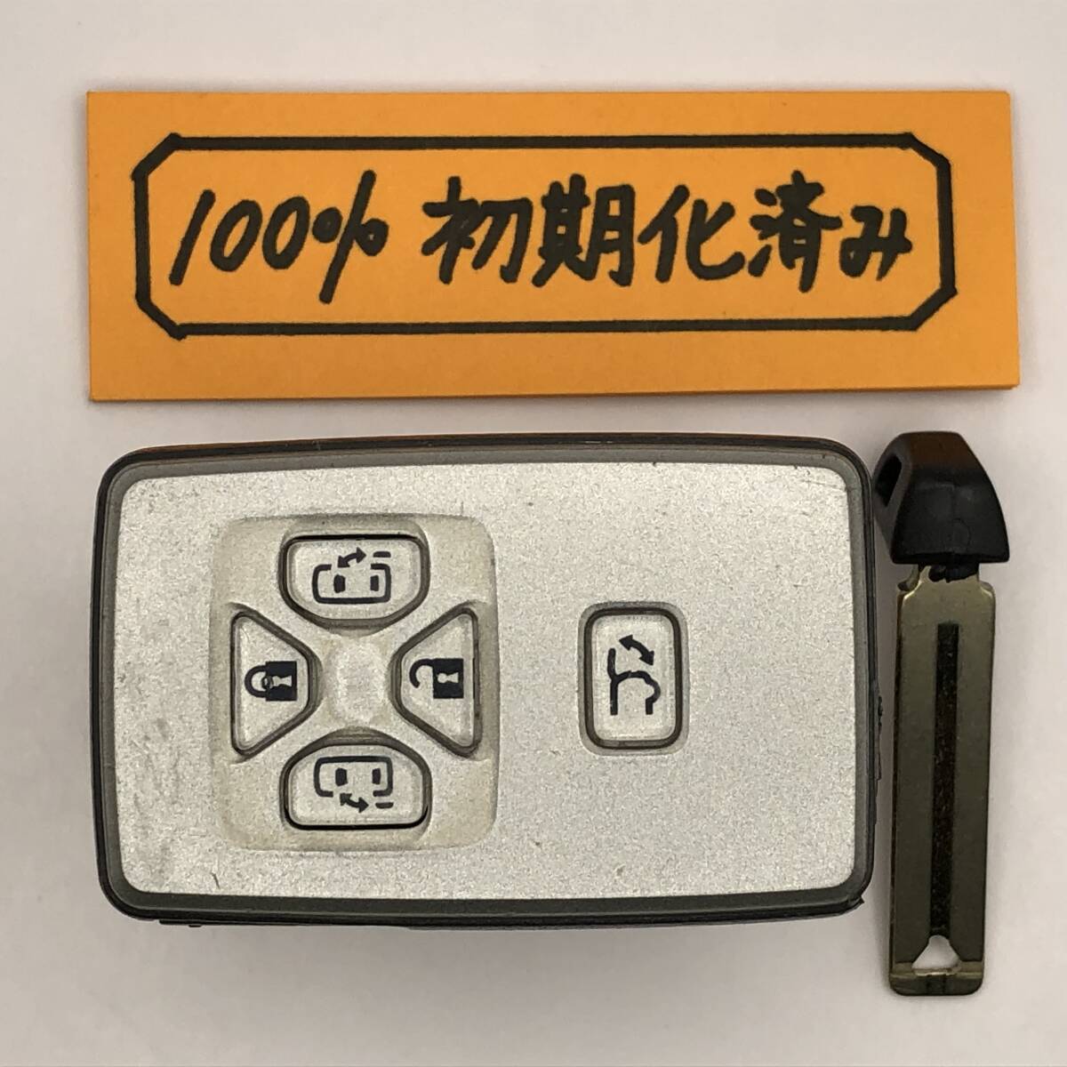 EF503 初期化済 トヨタ スマートキー エスティマ 50 アルファード ヴェルファイア 20 5ボタン 271451-0751 登録可能 埼玉県深谷市 拍卖