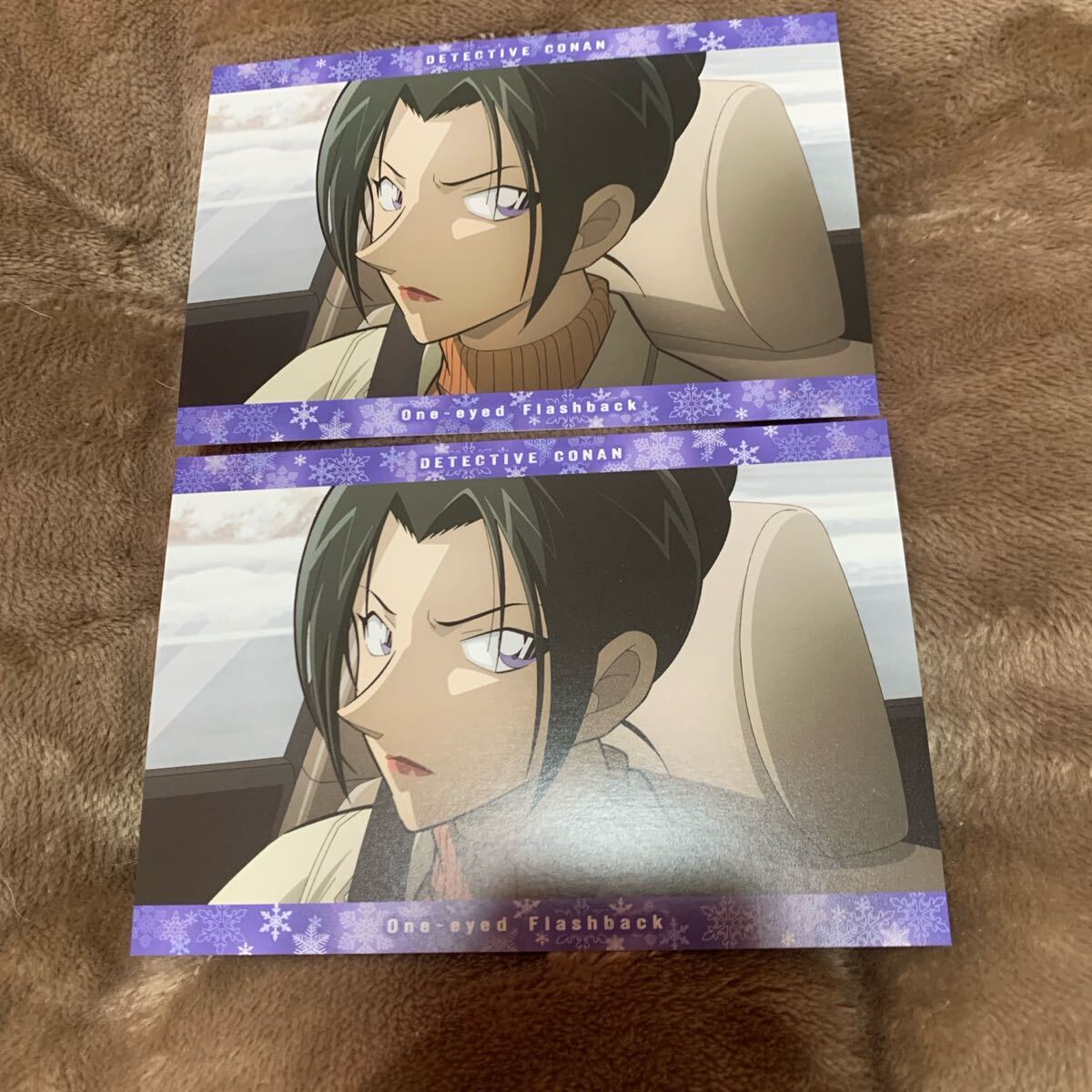 名探偵コナン 隻眼の残像 ポストカード 上原由衣 2枚拍卖