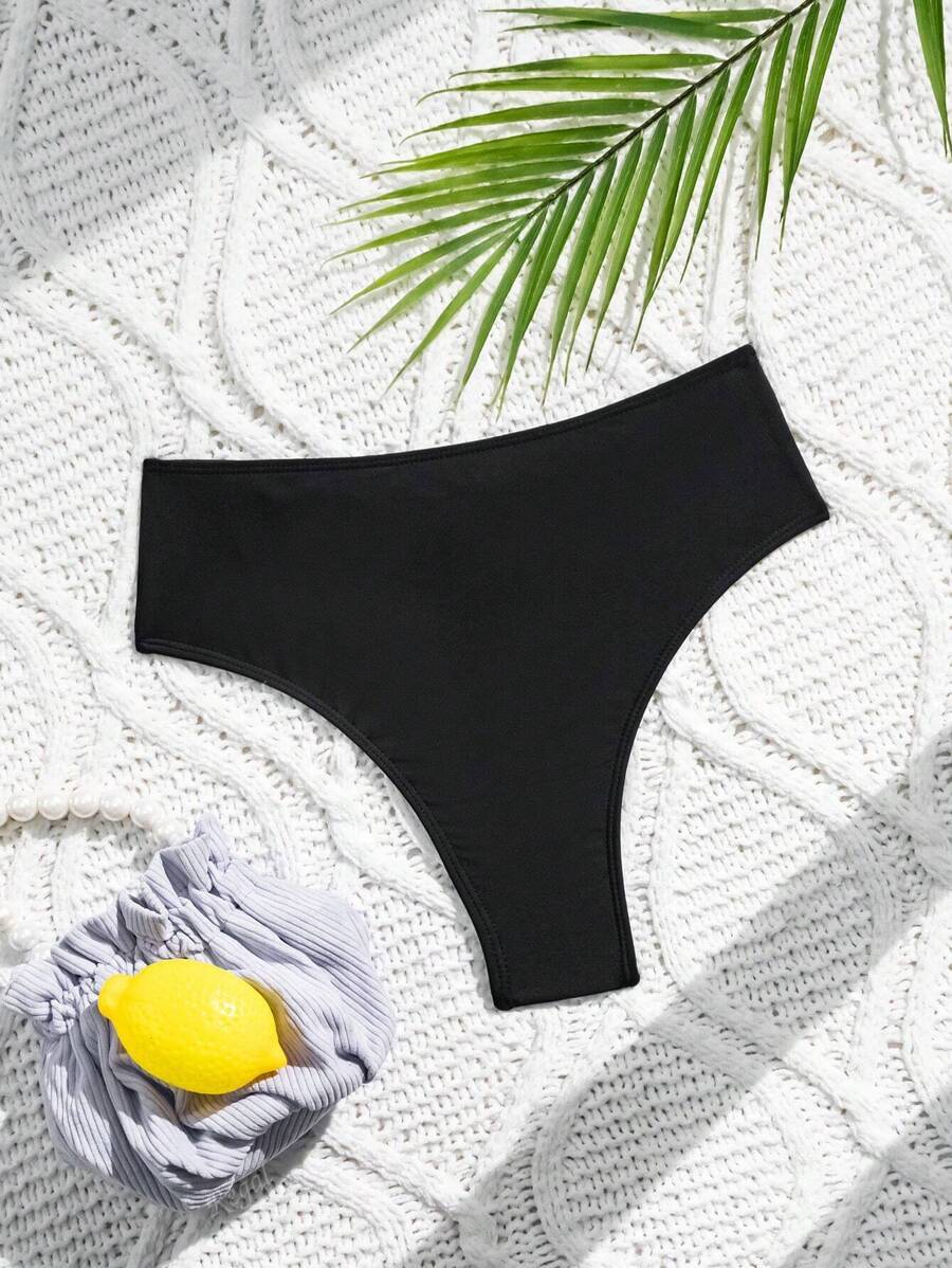 レディース 水着 ボトムス レディース 無地 セクシー トライアングル ビキニボトム、夏のビーチバケーション用拍卖