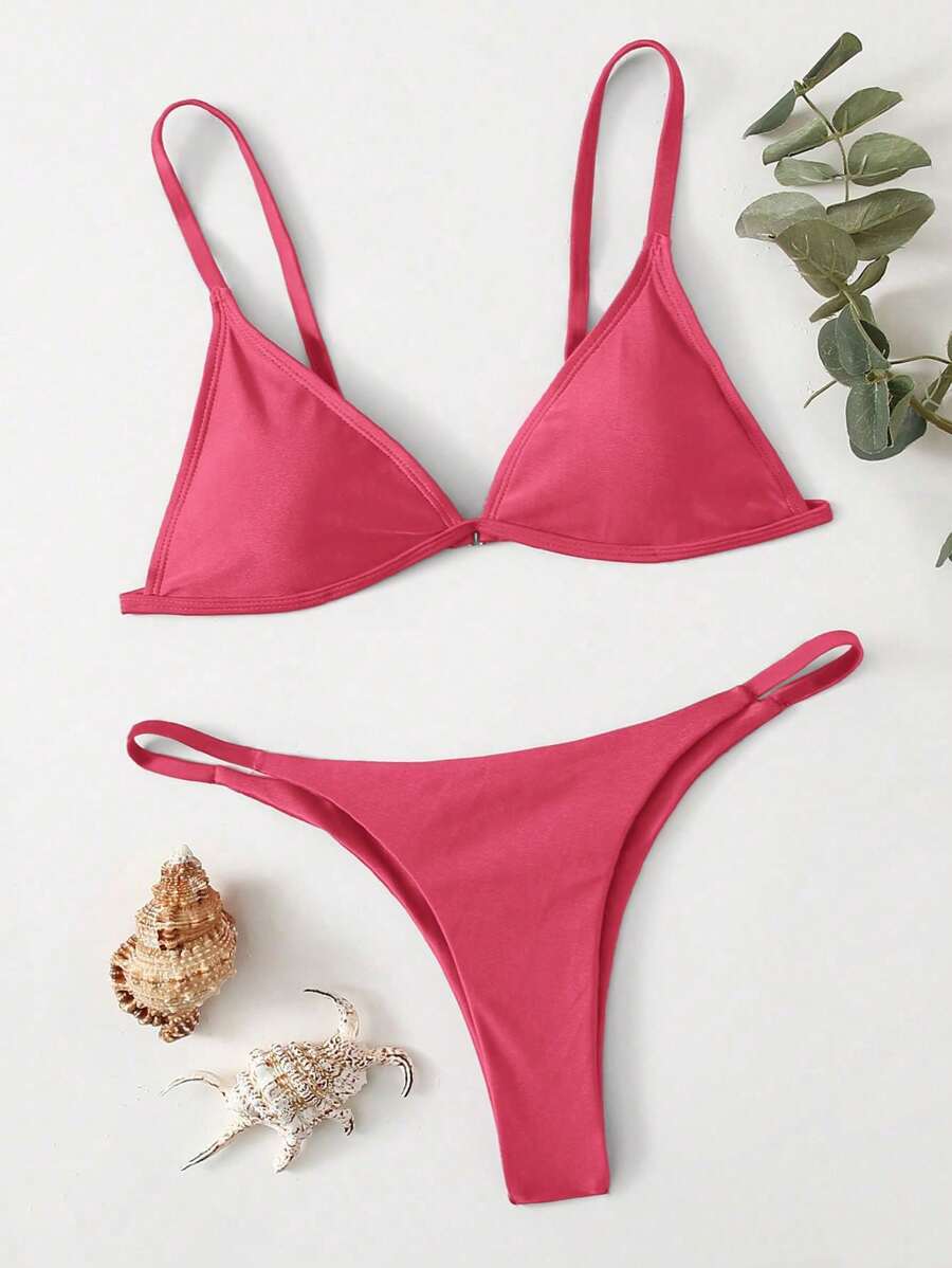 レディース 水着 ビキニセット 無地ビキニセット、バケーションとビーチで使用拍卖
