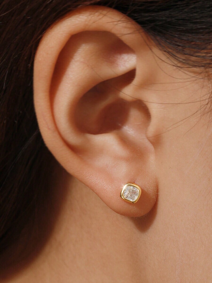 ジュエリー レディース イヤーアクセサリー S925スターリングシルバー製 ジェムストーン 手作りの おしゃれピアス 1対拍卖