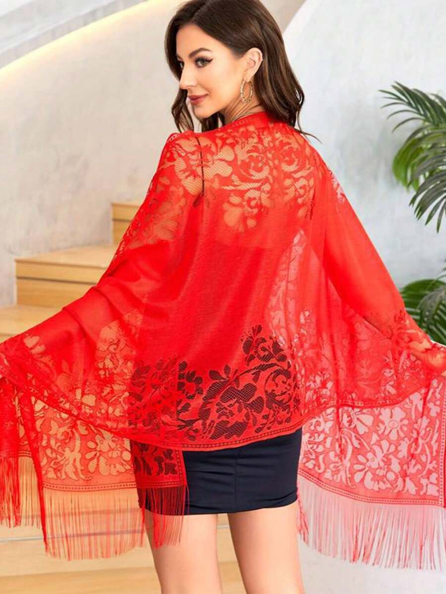 アクセサリー レディース スカーフ レース 中空 スカーフ ウィメンズ、エレガントなポリエステル ロング ショール チャイナドレス拍卖