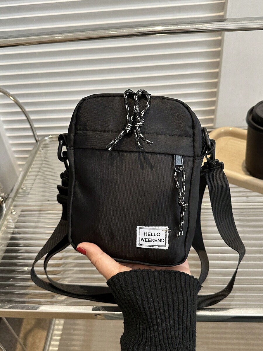 バッグ レディース ショルダーバッグ 女性用 シンプル ミニ キャンバス クロスボディバッグ 単色拍卖