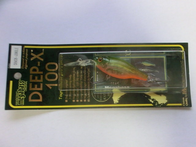 新品未開封 メガバス ディープX DEEP-X 100 2005 CRACK-JUNGLE MEGABASS拍卖