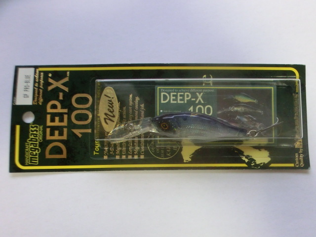 新品未開封 メガバス ディープX DEEP-X 100 2005 GP PRO-BLUE MEGABASS拍卖