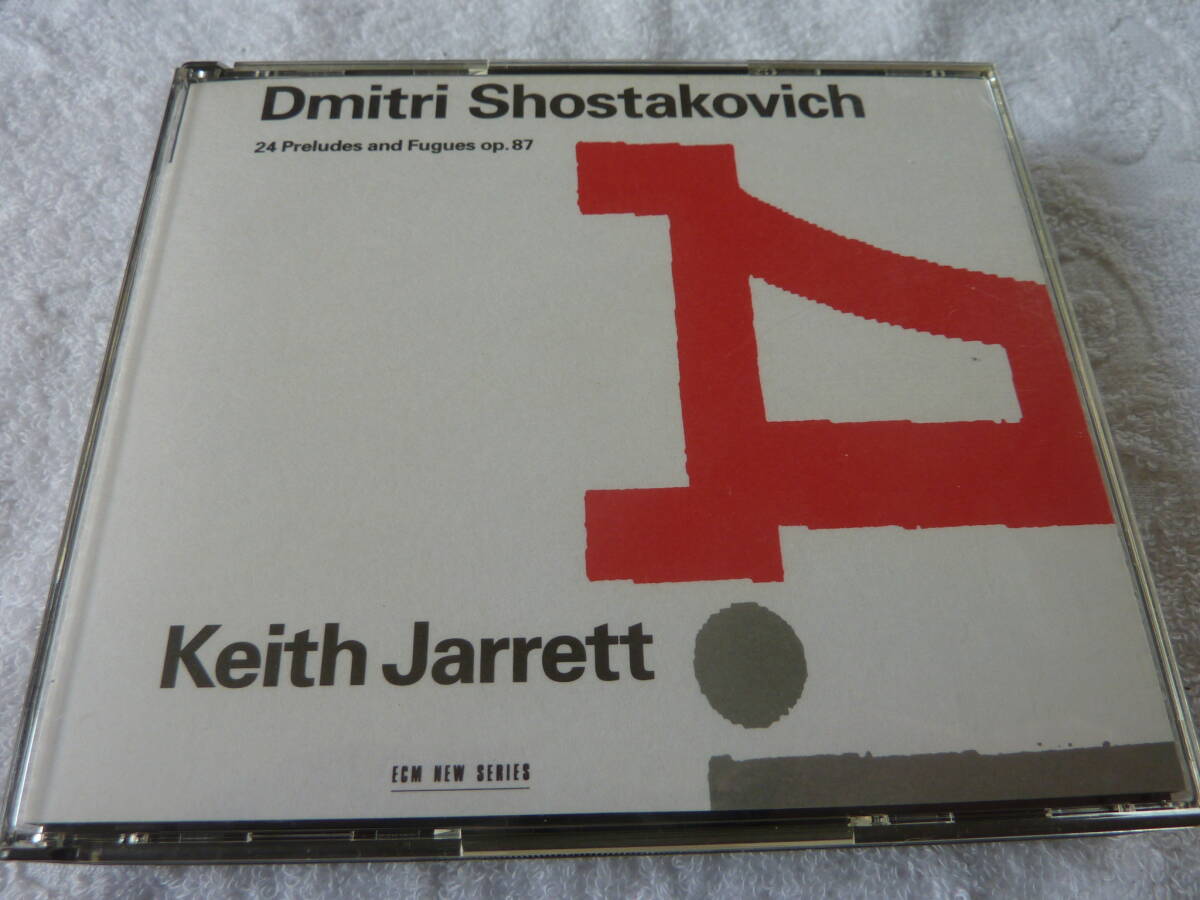 ショースタコーヴィチ 24のプレリュードとフーガ 作品87 キース・ジャレット 2枚組  CD    P拍卖
