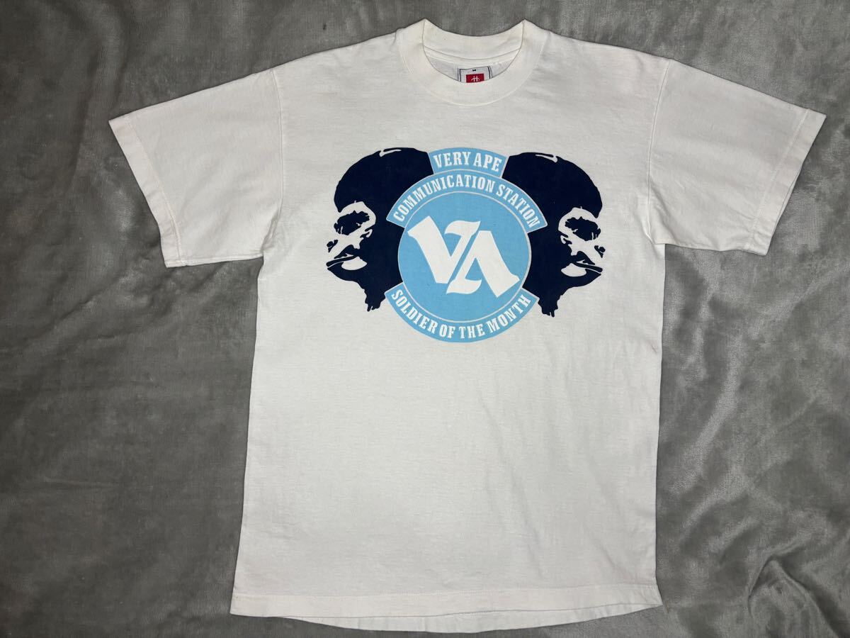 A Bathing Ape ア ベイシング エイプ VERY APE Mサイズ Hanesボディ Tシャツ 古着拍卖