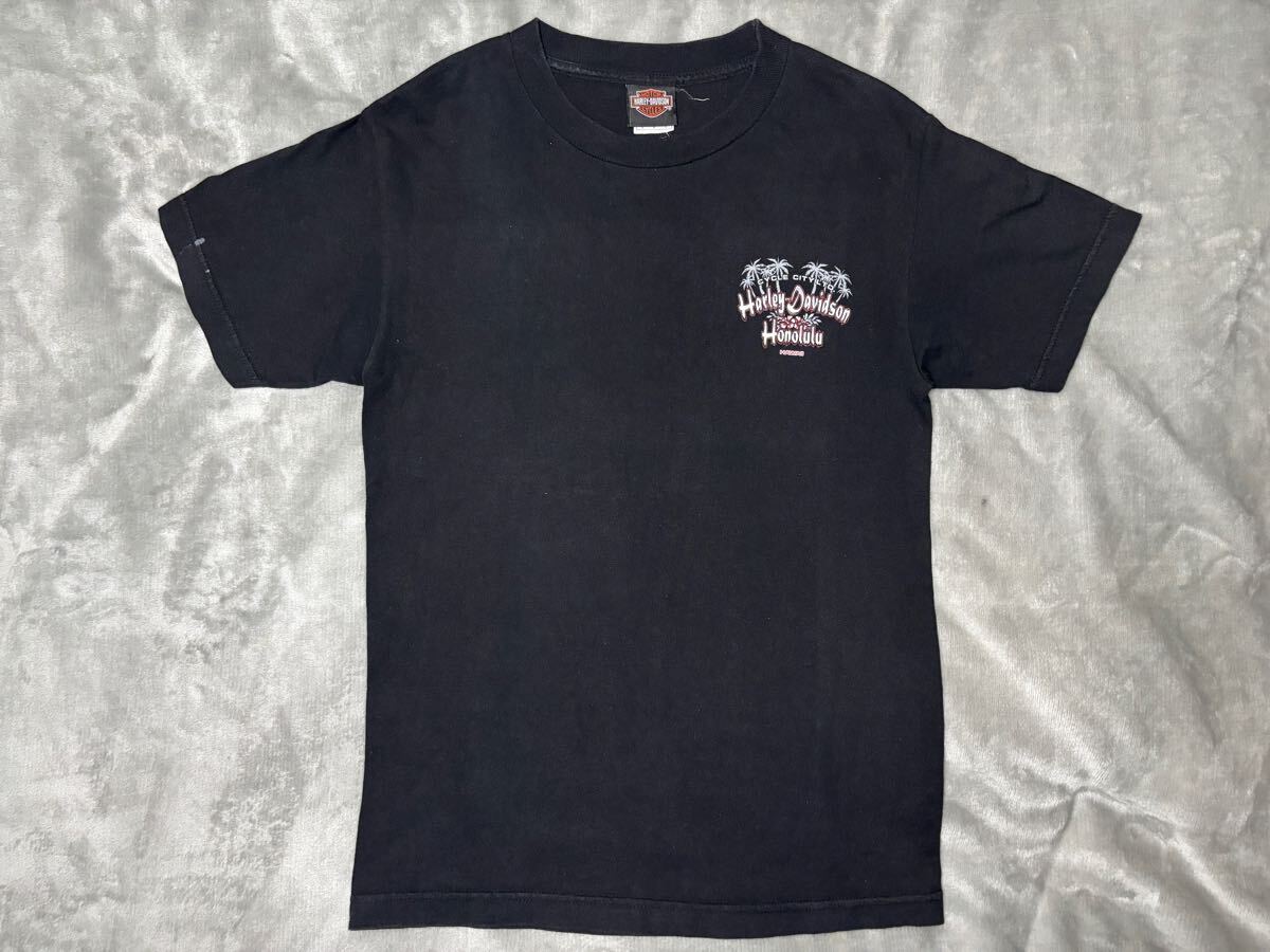 Harley Davidson ハーレーダビッドソン Honolulu HAWAII 古着 Tシャツ Sサイズ拍卖