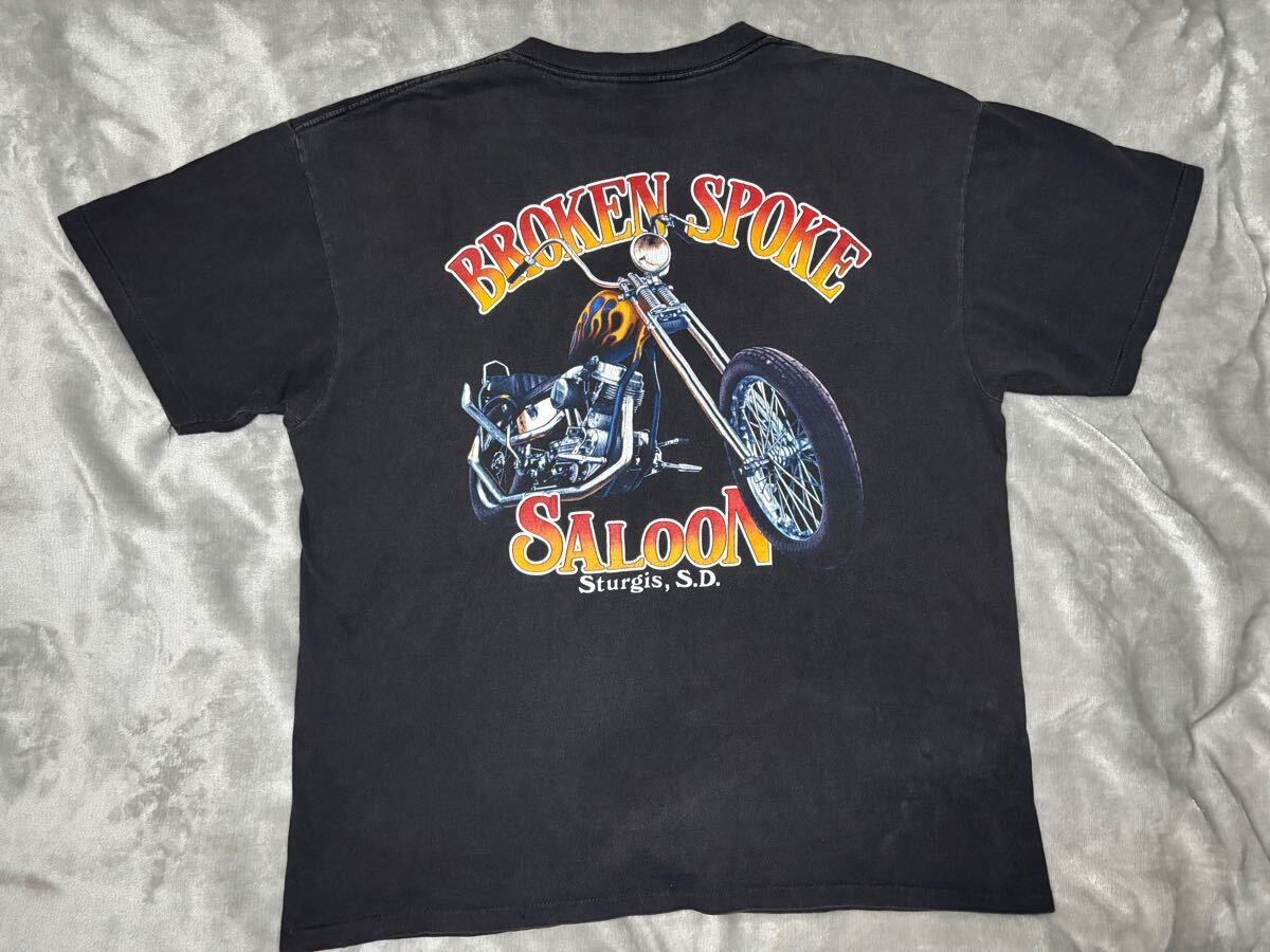 Harley-Davidson ハーレーダビッドソン PANHEAD パンヘッド グッドフェード シングルステッチ XLサイズ ONEITAボディ ヴィンテージTシャツ拍卖