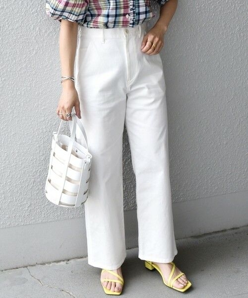 SHIPS any ウォッシャブルピケ カーゴ パンツ★シップス エニィ拍卖