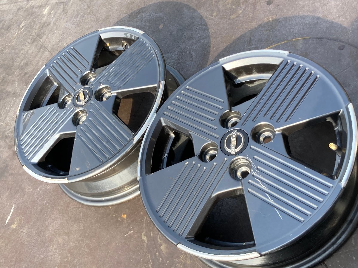 日産 ニッサン サクラ ホイール 2本セット 14インチ× 4.5J 4H PCD100 +46 9238拍卖