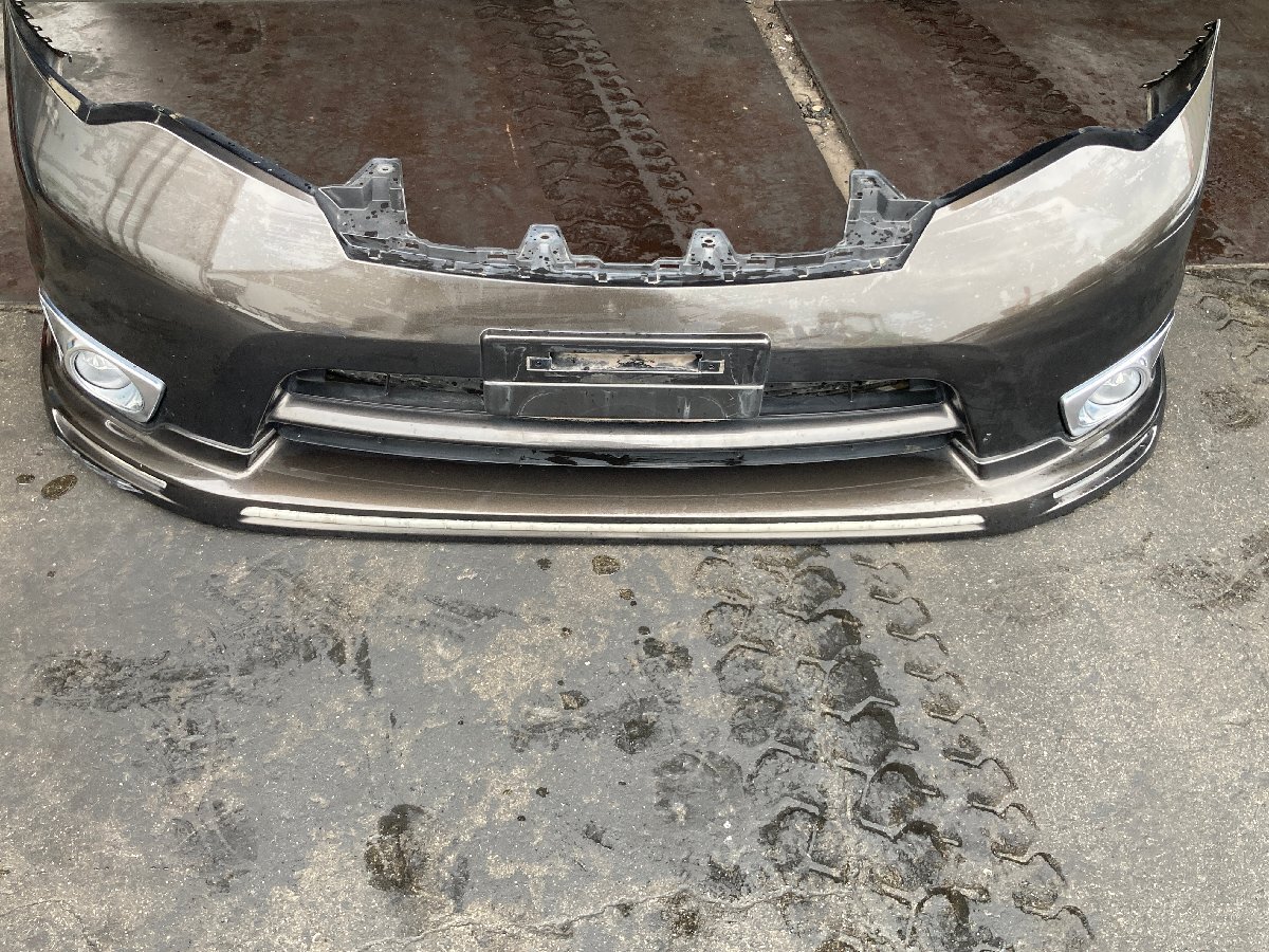 平成26年 日産 セレナ HFC26 S-ハイブリッド 後期 ハイウェイスター フロントバンパー フォグ付き 9292拍卖