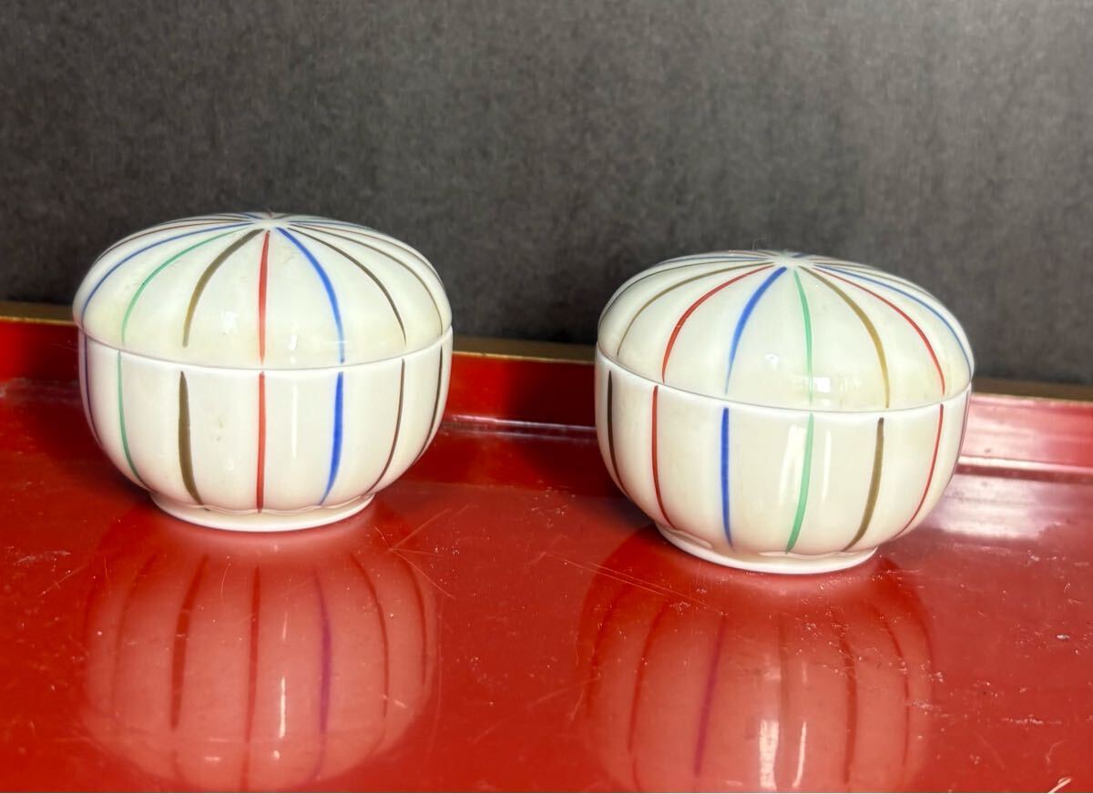 ★C4★珍味入れ★薬味入れ★おつまみ★紙風船★和食器★店舗★レトロ★2個★拍卖