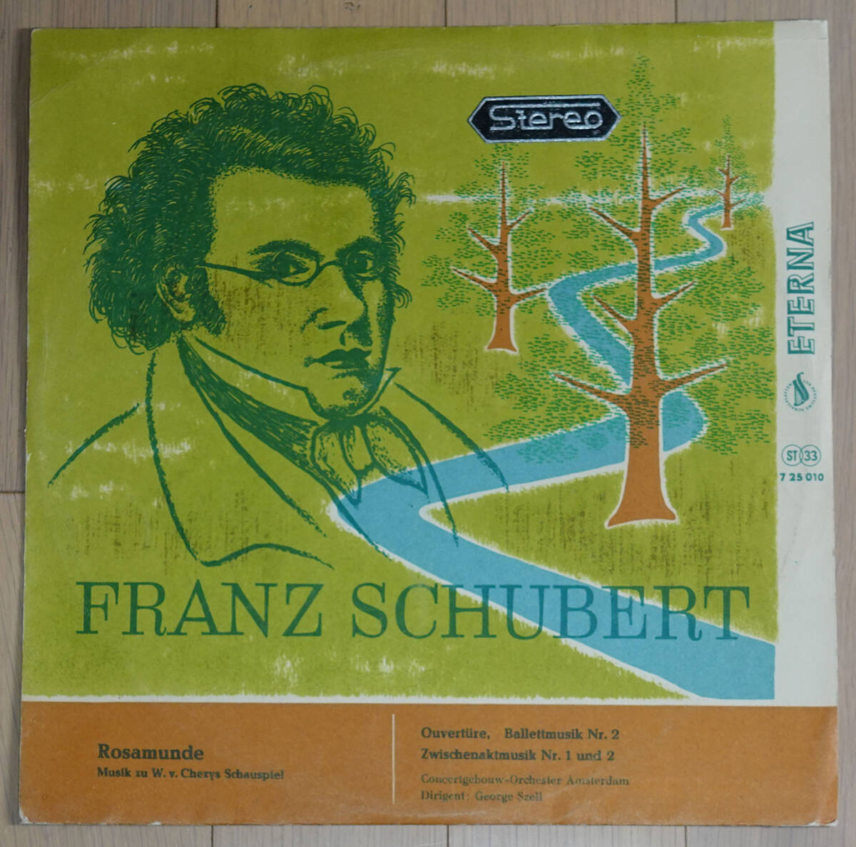 超レア! 独ETERNA V字 ステレオ シューベルト『ロザムンデ』 ジョージ・セル拍卖