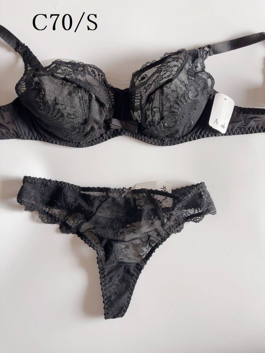 C70+S☆ AUBADE オーバドゥ A L'AMOUR高級海外ランジェリーセット 拍卖