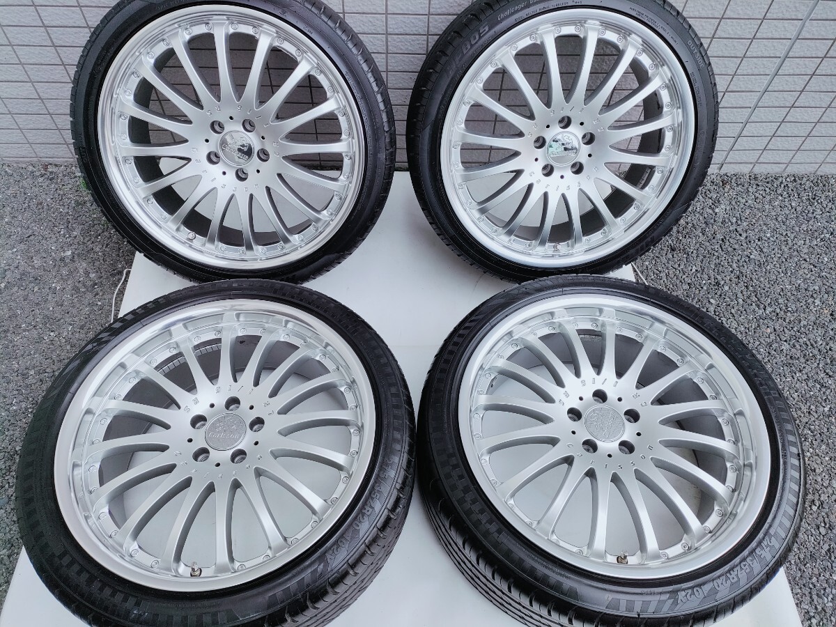 送安美品メルセデス ベンツカールソン深リム傷無バリ山 SクラスW222 W223 W221 EクラスW213 W214 R231 アウディA5 A6 A7 A8 PCD112スープラ拍卖