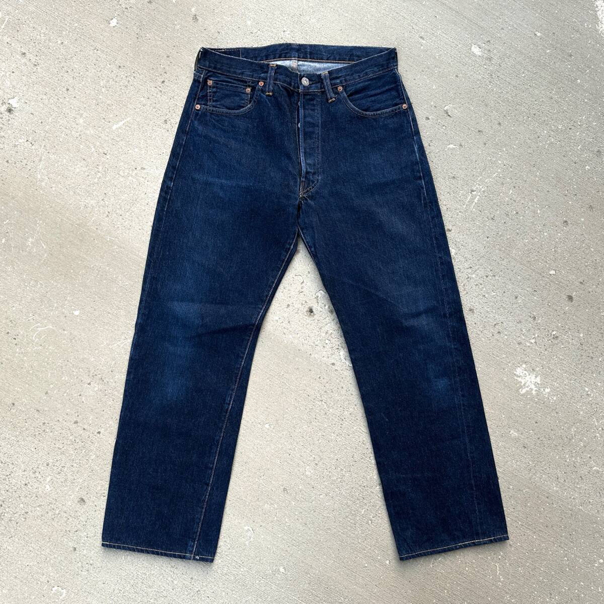 バレンシア工場製 BIGE 1955年モデル LEVI’S 501XX W34 (W32~W33) 米国製 50s 濃紺 ビッグE BIG E アメリカ製 USA製 555 55501 501-0004拍卖