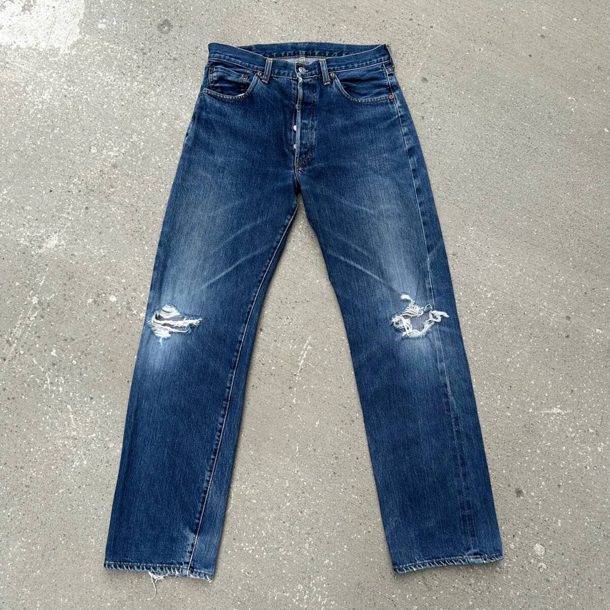 バレンシア工場製 BIGE 1955年モデル LEVI’S 501XX 501-0003 W34 (W31~W32) 米国製 50s 55s ビッグE BIG E アメリカ製 USA製 555 55501拍卖