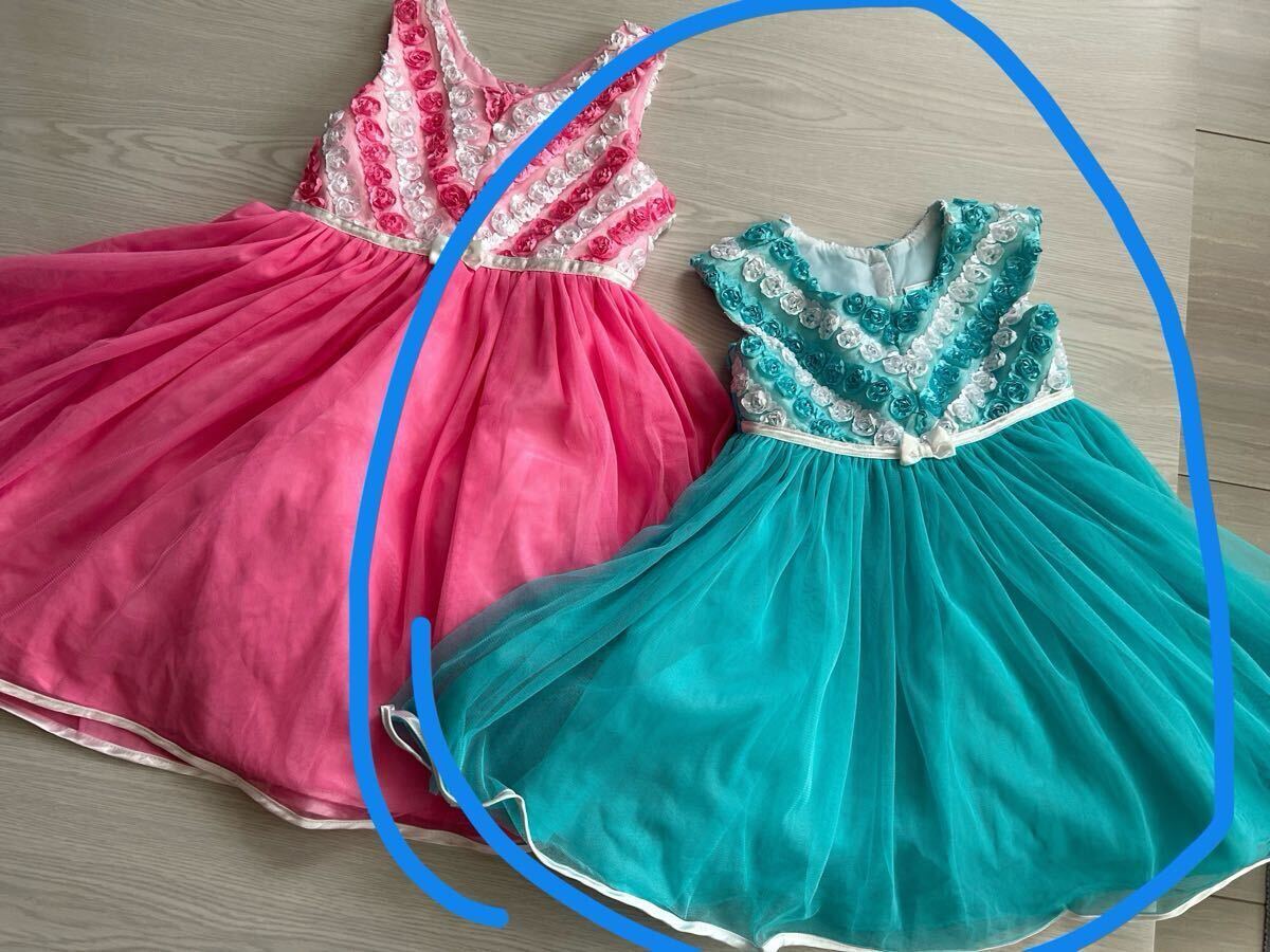 Jona Michelle発表会 結婚式女の子 子供ドレスライトブルー3歳向け拍卖