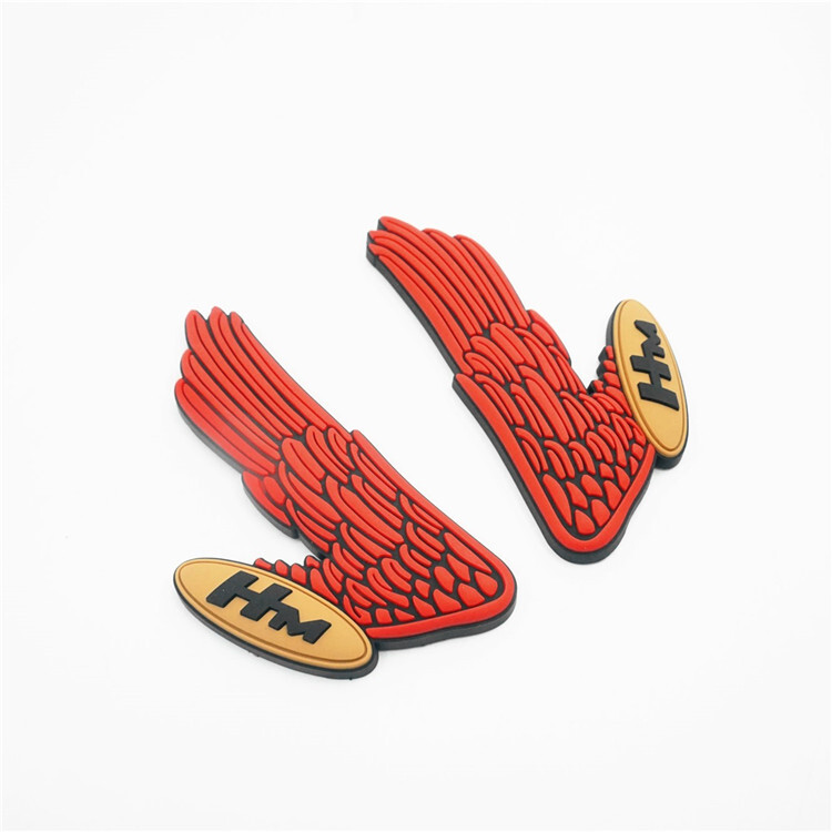 ☆国内発送!HONDA 立体ウイングエンブレム左右セット ピュアレッド ドレスアップに カブ ハンターカブ クロスカブ CT125 CC110拍卖