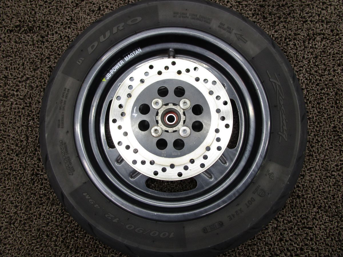 KSR110 フロントホイール □Z365!KL110A カワサキ 【 KL110AE 】 キャブ車 動画有拍卖