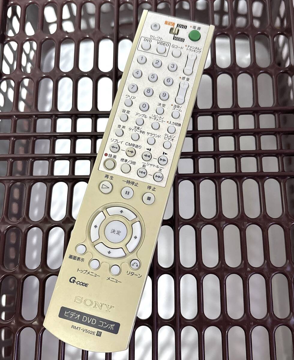 即決1,200円/防水梱包/保証/綺麗/即日発送/実績/信頼/SONY/ソニー/ビデオ・DVDコンボリモコン RMT-V502E 美品 送料無料拍卖