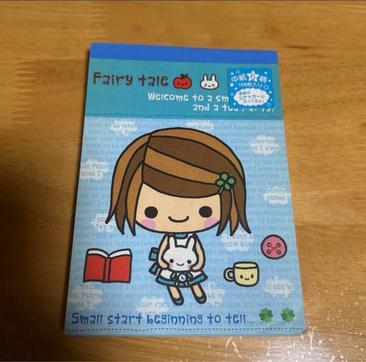 フェアリーテイル メモ帳 メモ用紙 平成レトロ 女の子 うさぎ拍卖