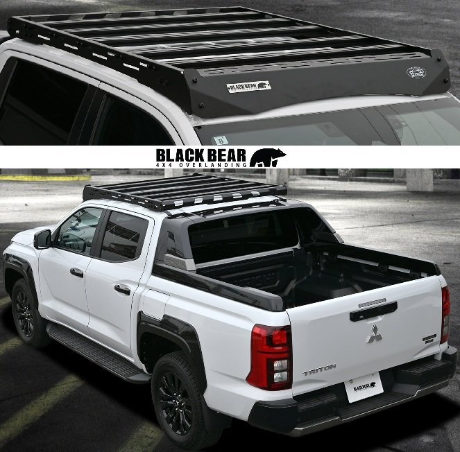 【M's】 三菱 トライトン GSR LC2T (2023y-) LANBO BLACK BEAR ルーフラック ルーフキャリア ランボ ブラックベア パーツ 部品 RF005拍卖