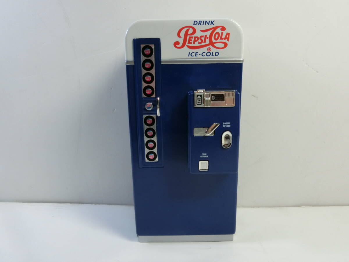 ■未使用 PEPSI ペプシ レトロ 自販機 貯金箱 元箱あり拍卖