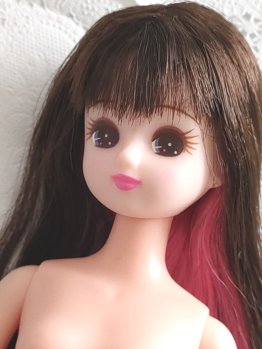 5r416 人形本体のみ ハッシュタグリカちゃん ロングヘア インナーメッシュ濃いピンク拍卖