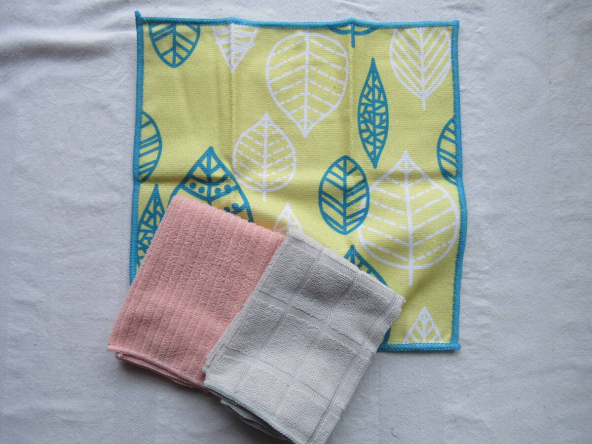 キッチンクロス 3枚セット Kitto ポリエステル 30×30cm拍卖