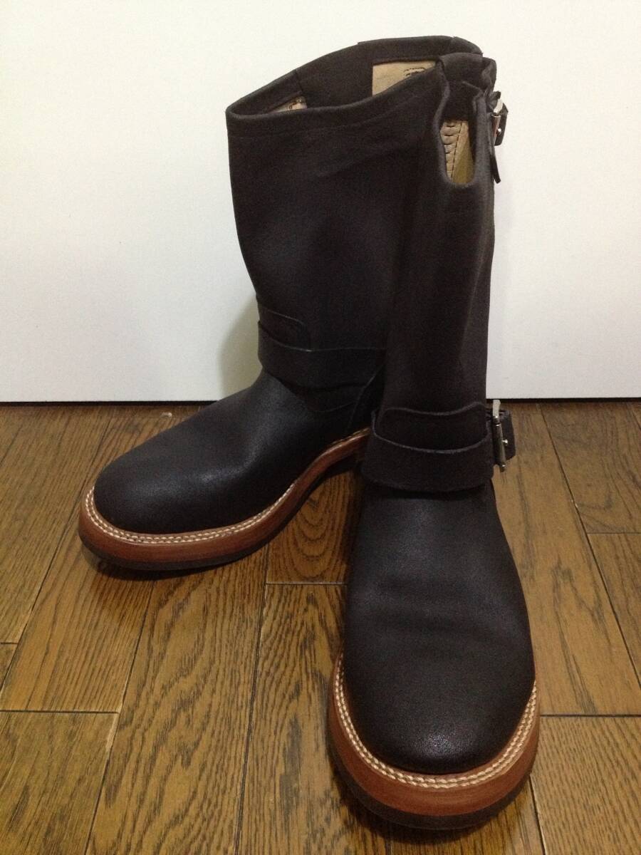 記念限定 REDWING レッドウイング CUSTOM MADE by BRASS.CO.LTD ブラス 8268 カスタム エンジニアブラック 9.5D拍卖