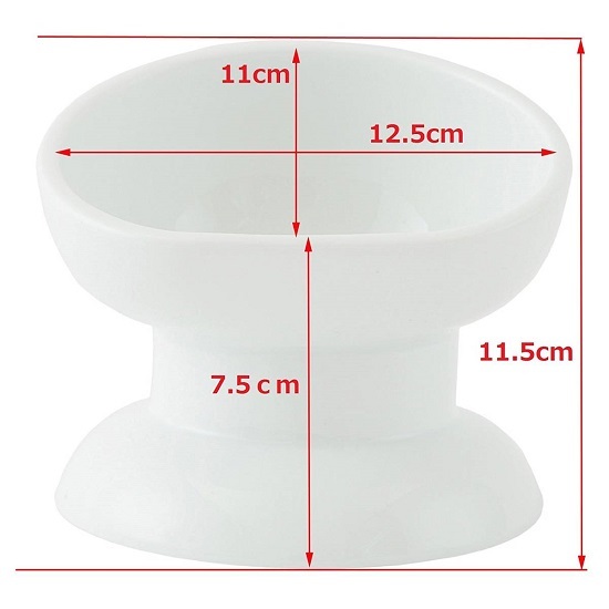 CoCoBowl ココボウル 高さと角度がある陶器の食器 (フードボウル S) ワンちゃん、ネコちゃんの為の安全食器拍卖