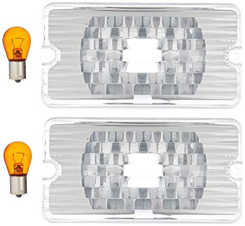 ジェットイノウエ(JET INOUE) 中間サイドランプレンズ 反射板付Bタイプ 左右セット 高さ30mmレンズ用 バルブ付 トラック サイドタ拍卖