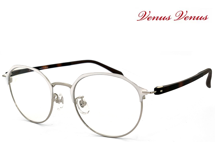 新品 メガネ レディース 2338-2 女性用 多角形 眼鏡 venus×2 ボストン型拍卖