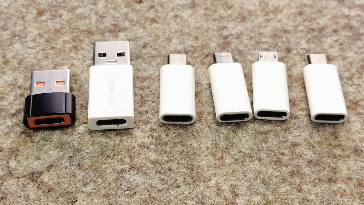 USB Type-C → USB A 2個 USB Type-C → USB micr 4個 セット拍卖