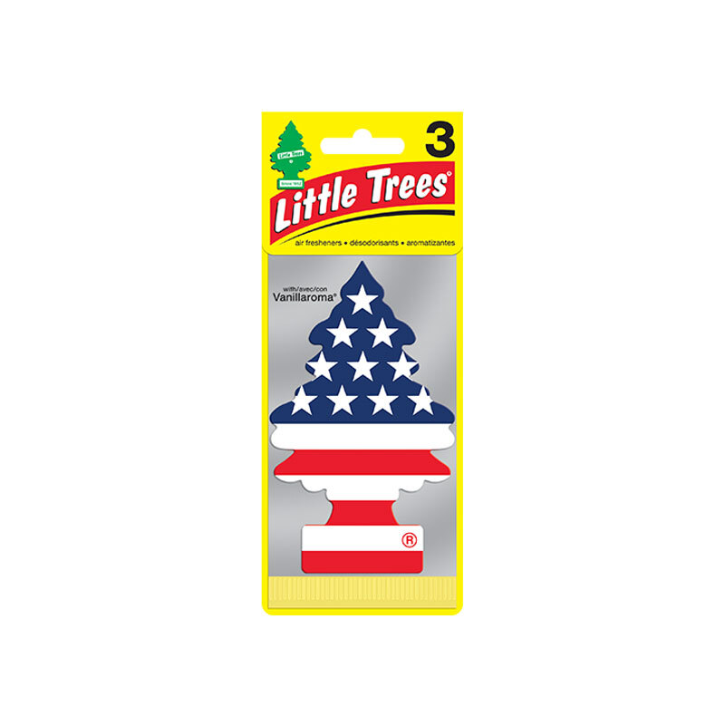 芳香剤 スターズ&ストライプス リトルツリー 3枚入Little Trees 吊り下げ型 車内 トイレ等に メテオAPAC株式会社 32045拍卖