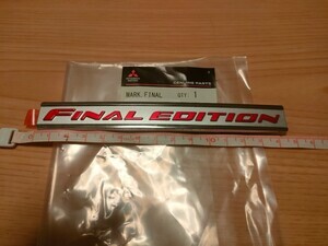 三菱純正品新品 ランサーエボリューション10 X CZ4A ファイナルエディション リアエンブレム MITSUBISHI・1125拍卖