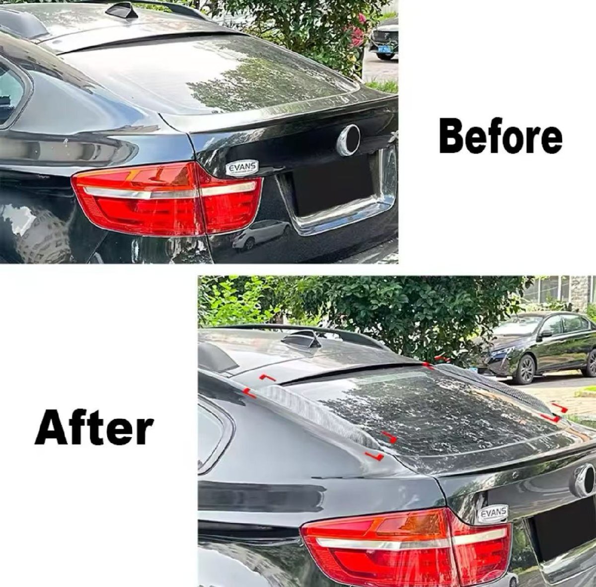 スポーティ全開♪ BMW カーボン ルック リアピラー X6 E71 X6M 35i 50i xDrive アクティブハイブリッドX6 Mスポーツ X6シリーズ拍卖