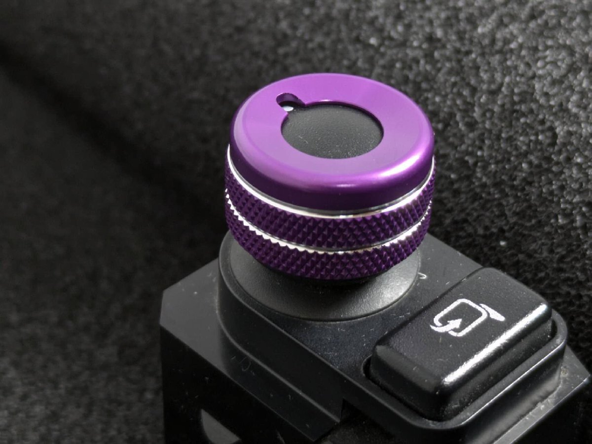 デザイン性UP♪ ドアミラー スイッチ カバー 紫 キザシ RE91S ベースグレード拍卖