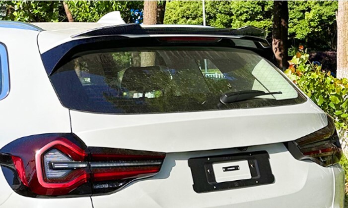 スポーティ全開♪ BMW カーボン ルック ルーフ リア スポイラー X3 G01 xDrive 20d 20i 30e M40d M40i Mスポーツ Xライン X3シリーズ拍卖